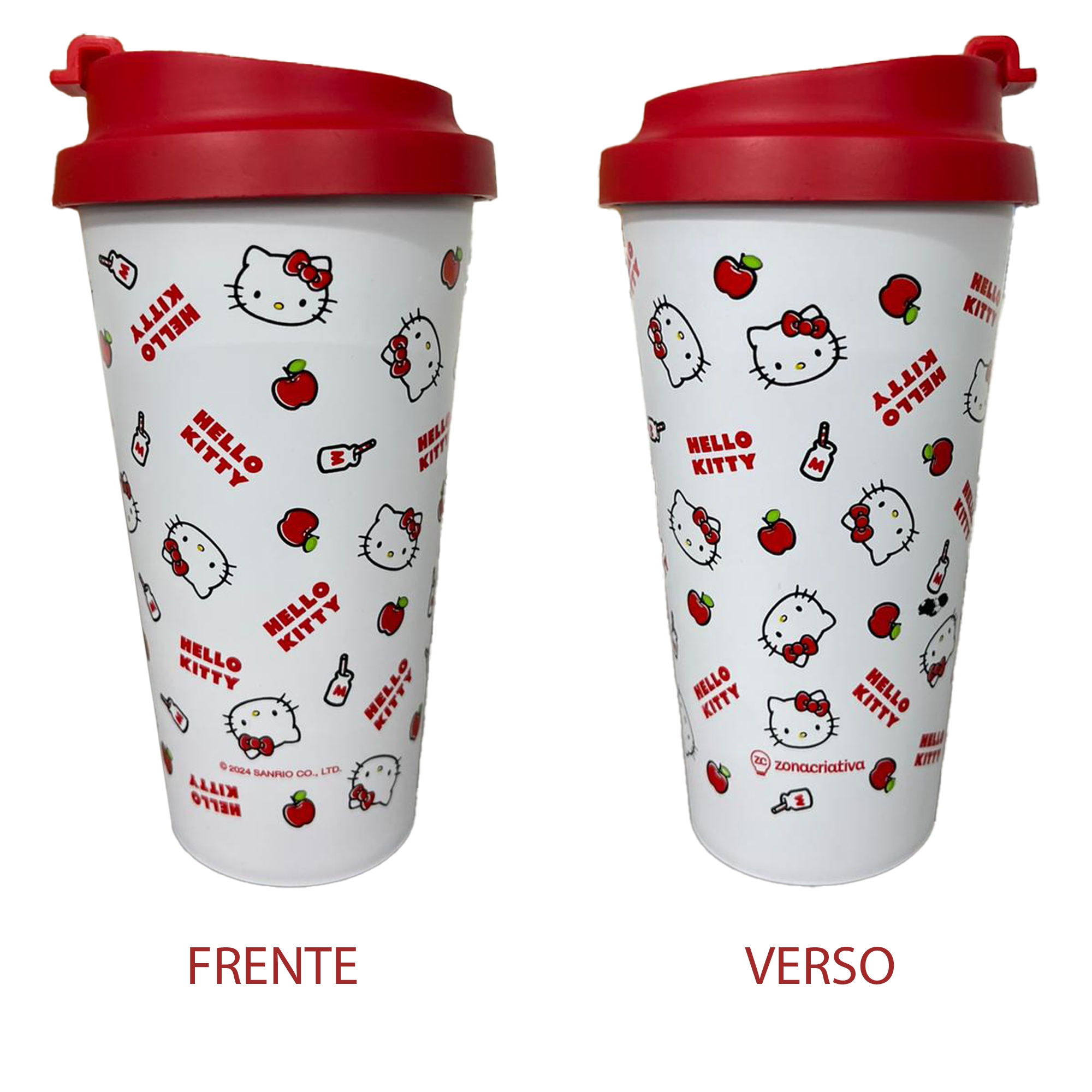 Objeto Mania | Copo Plástico para Viagem Bucks 500ml com Tampa