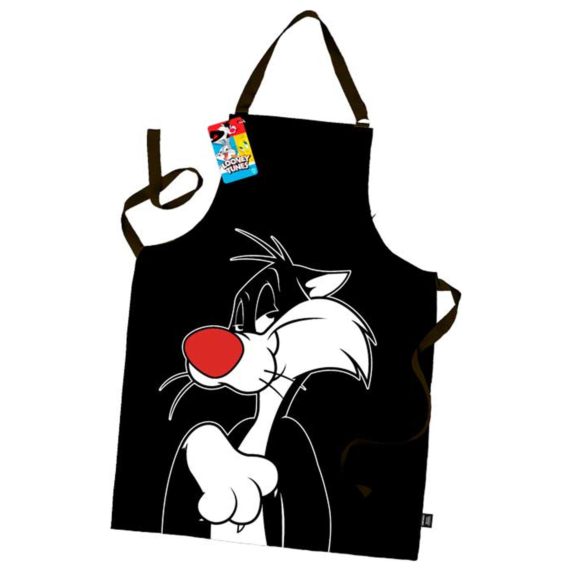 Avental de Poliéster Frajola Looney Tunes 90X60cm Sude