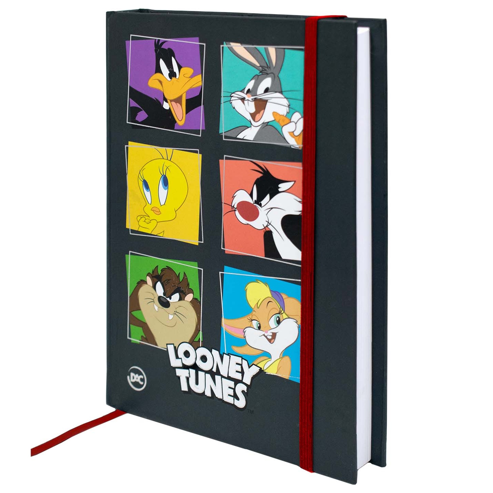 Caderno de Anotações Pautado 168 Folhas A5 Capa Dura Looney Tunes DAC