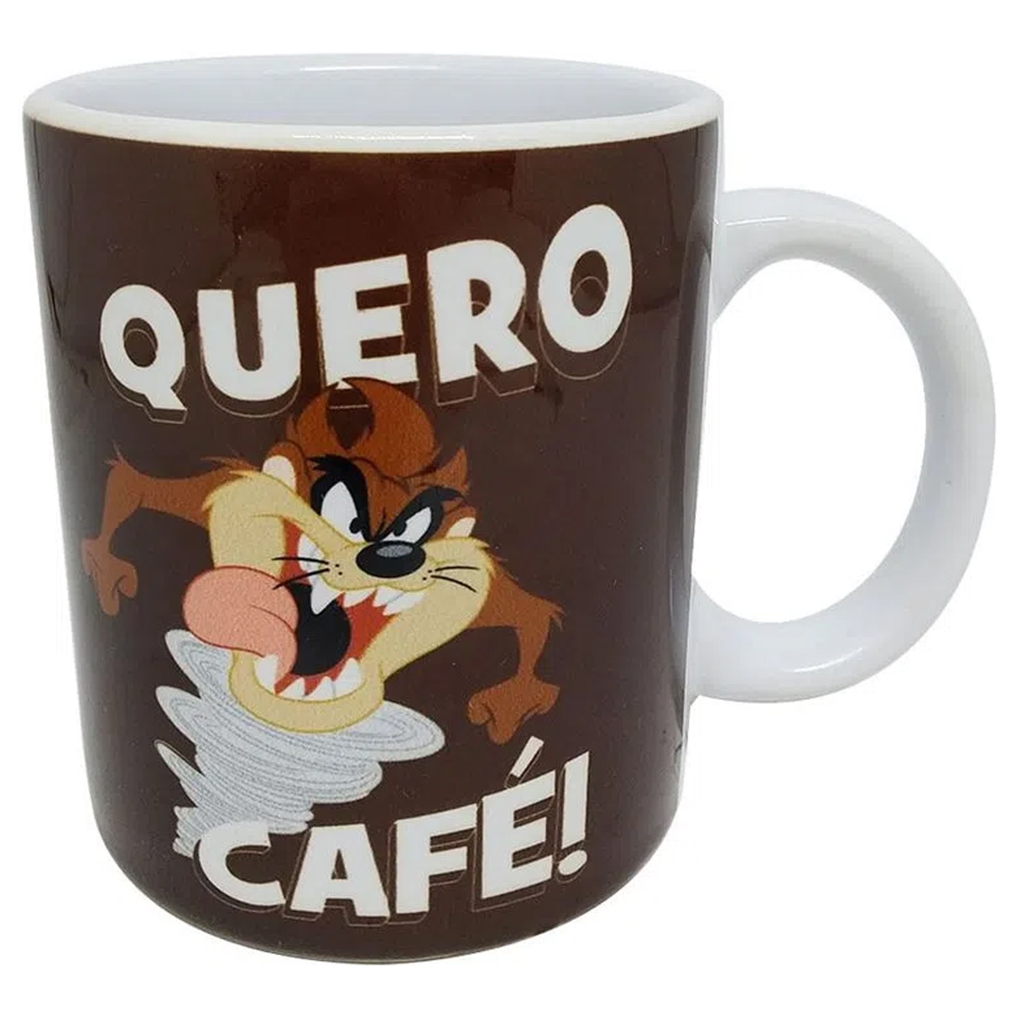 Caneca de Cerâmica 330ml Quero Café! Taz Looney Tunes Sude