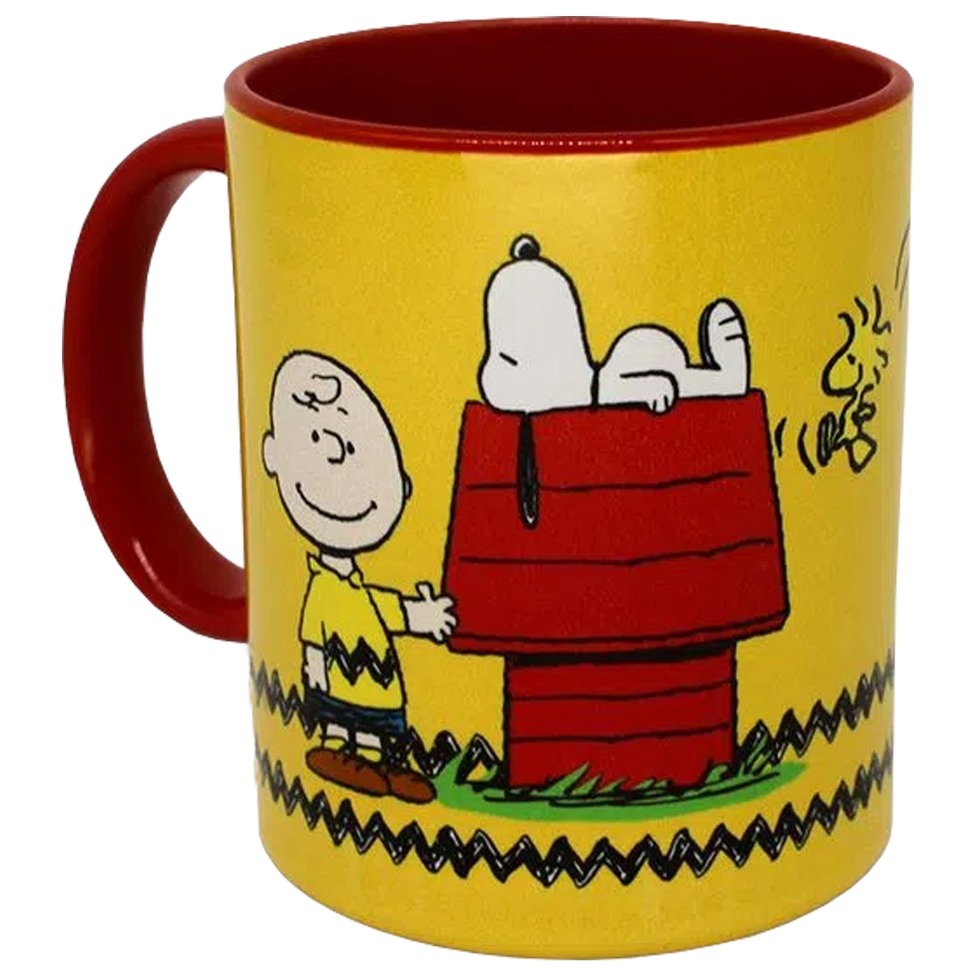 Caneca de Cerâmica 350ml Pop Snoopy Peanuts Zona Criativa