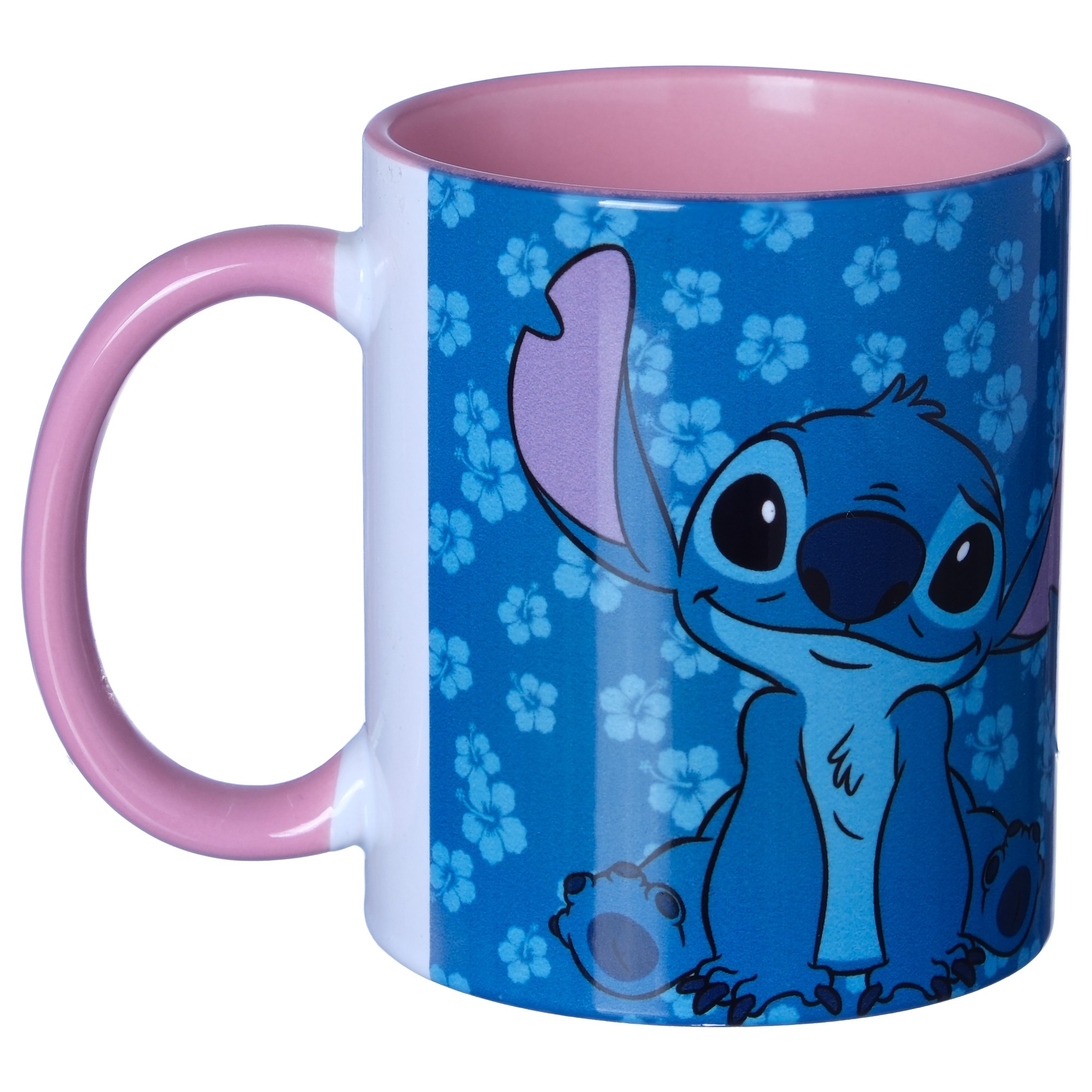 Caneca de Cerâmica 350ml Pop Stitch Hawaii Disney Zona Criativa