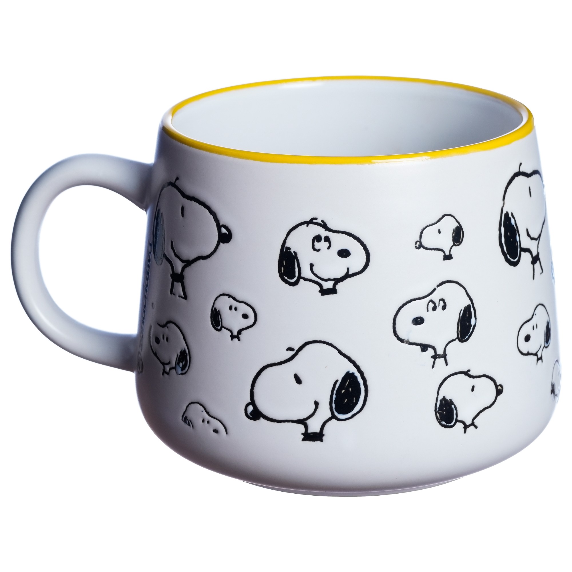 Caneca de Cerâmica Moma 500ml Snoopy Peanuts Zona Criativa