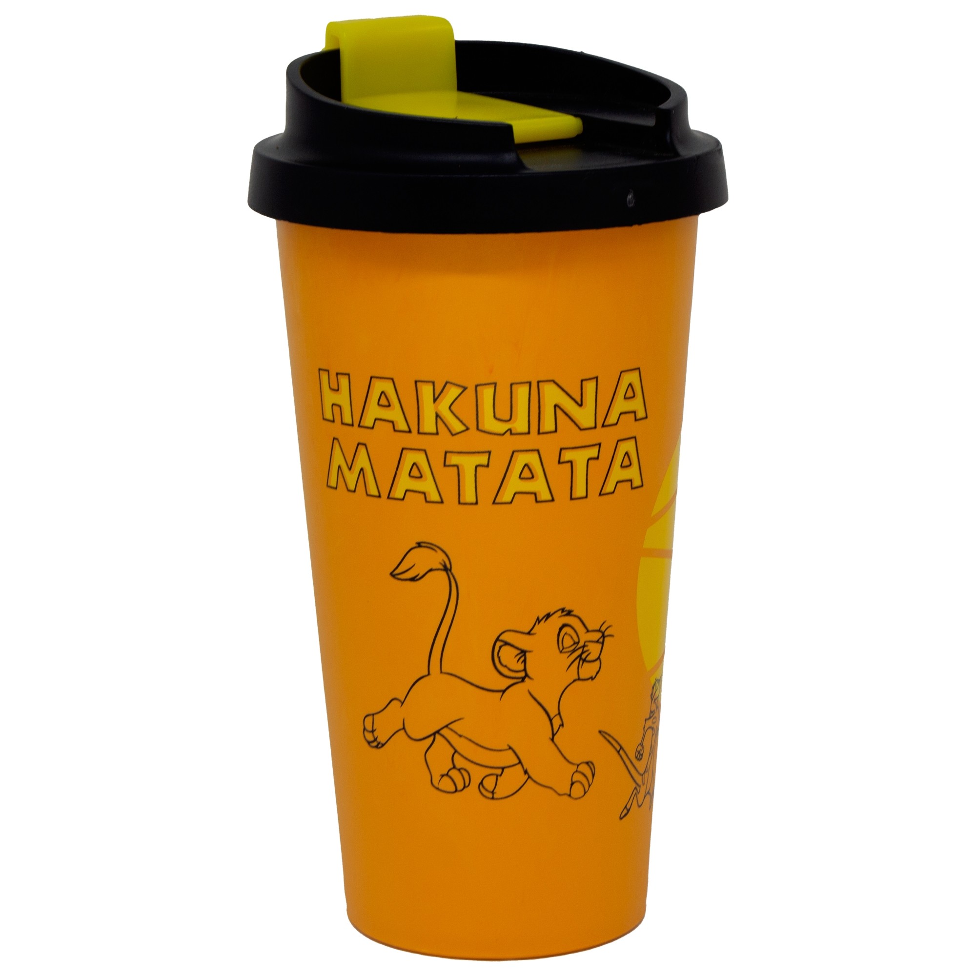 Copo Plástico para Viagem Bucks 500ml Hakuna Matata Disney Zona Criativa