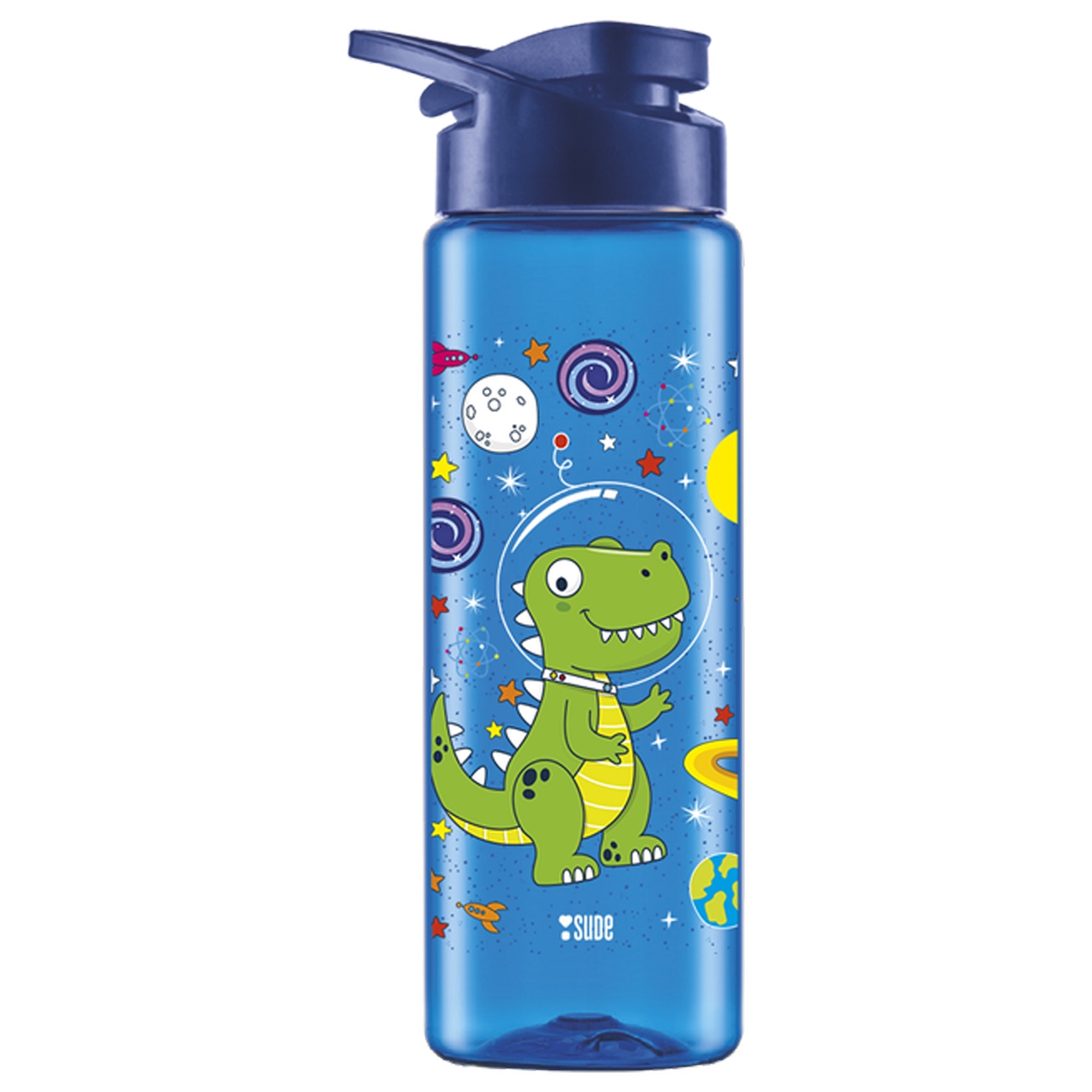 Garrafa Plástica 750ml Dino Astronauta Sude