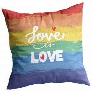 Almofada Love is Love 40X40cm Sude